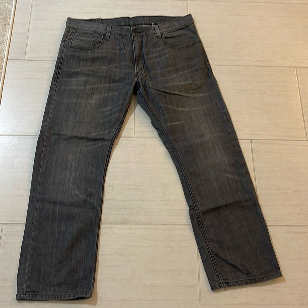 Vintage Levi’s Denim 514’s size 38 waist and 30 length. Washed black/grey.